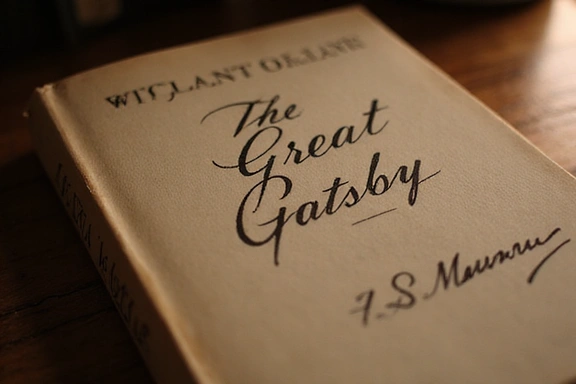 Signed first edition book of 'The Great Gatsby'